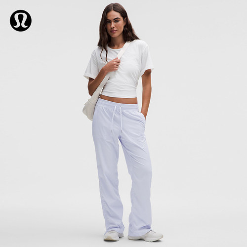Dance Studio 女士中腰长裤 拒水*常规版型丨lululemon丨LW5GSQS