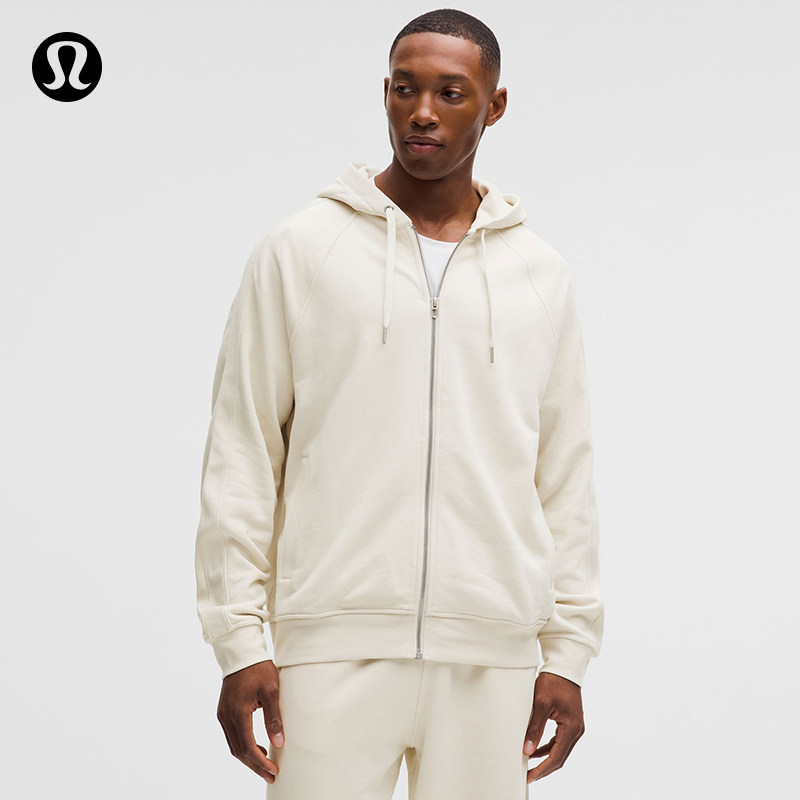 French Terry 男士毛圈布拉链连帽卫衣丨lululemon丨LM3GDGS