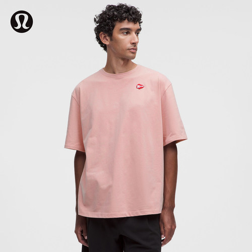 Brushed 男女同款拉绒高克重棉质 T 恤丨lululemon丨LM3GPJS