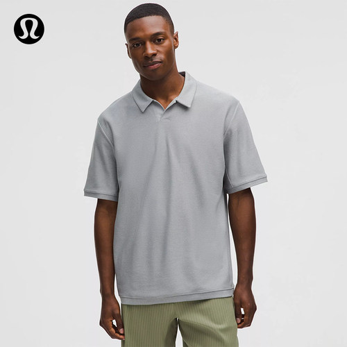 Relaxed Fit 男士宽松剪裁休闲Polo衫短袖丨lululemon丨LM3DNOS