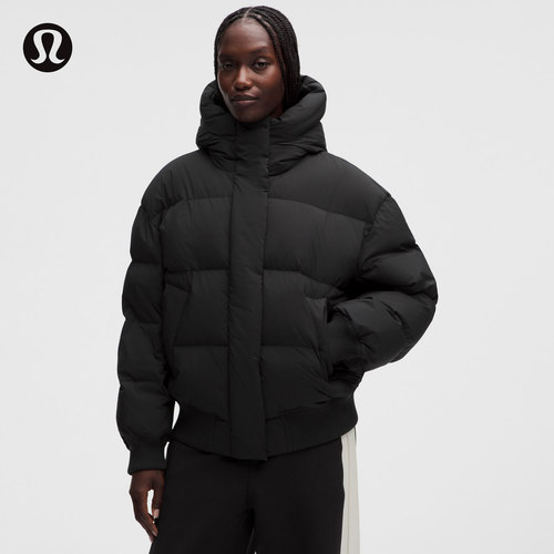 Wunder Puff™ 女士羽绒连帽夹克 防风拒水丨lululemon丨LW4CPQS