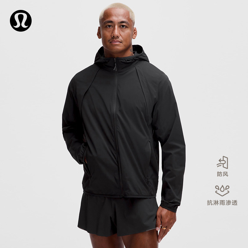 Fast and Free男士自收纳运动夹克 防风拒水丨lululemon丨LM4AXKS