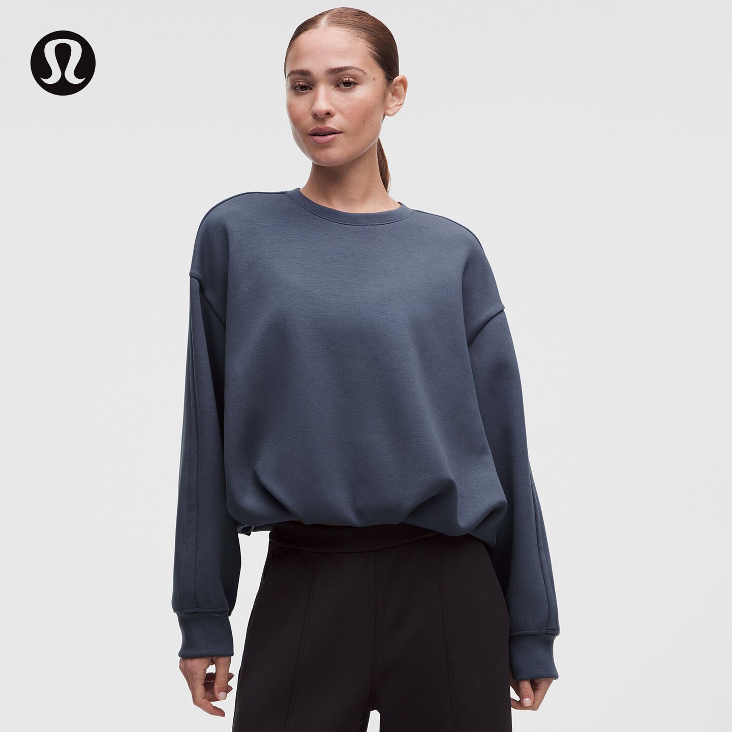 Smooth Spacer 女士超宽松剪裁圆领卫衣丨lululemon丨LW3LV3S