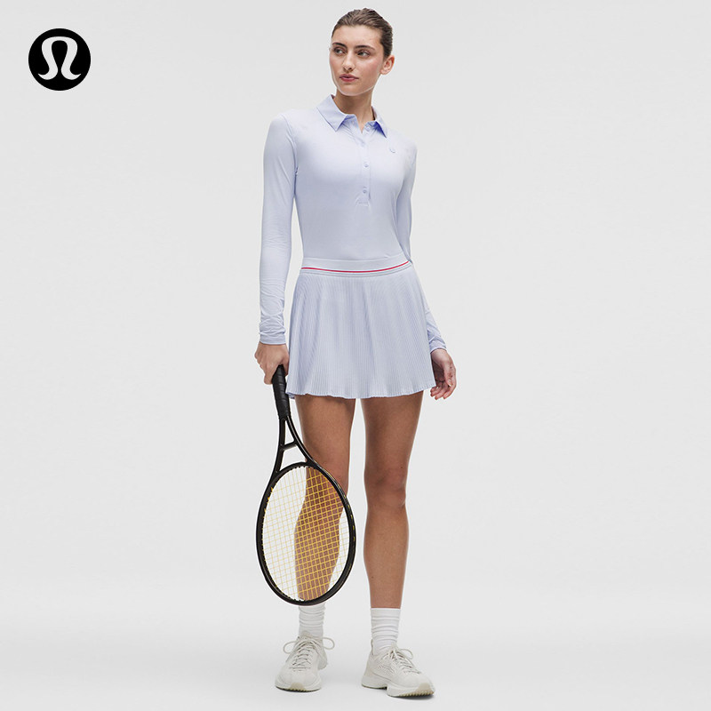 Logo-Waist 女士腰部徽标微褶网球裙 *长款丨lululemon丨LW8ARKT图片