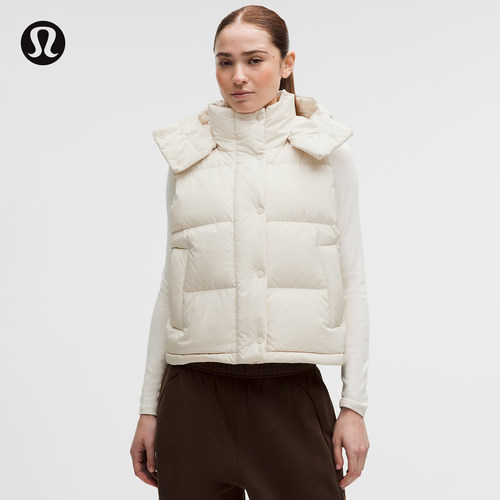 Wunder Puff™ 女士短款羽绒马甲 防风拒水 丨lululemon丨LW4CO5S