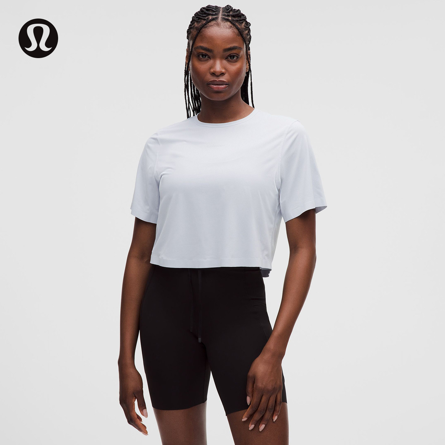 Lightweight女士轻盈宽松短袖T恤 速干芯吸丨lululemon丨LW3KGKS图片