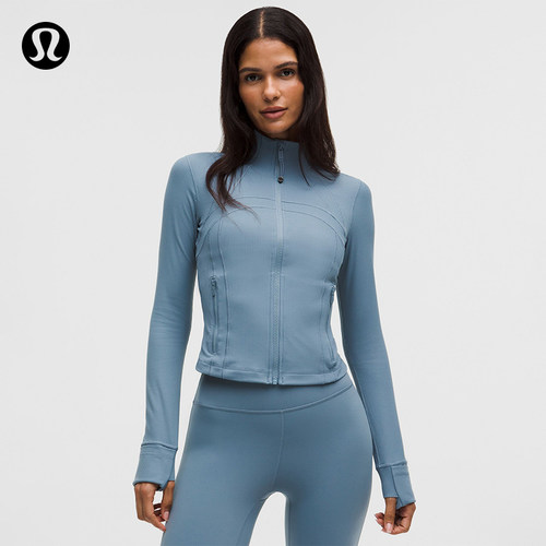 Define 女士短款夹克 *罗纹 Nulu™ 芯吸丨lululemon丨LW3HB6S
