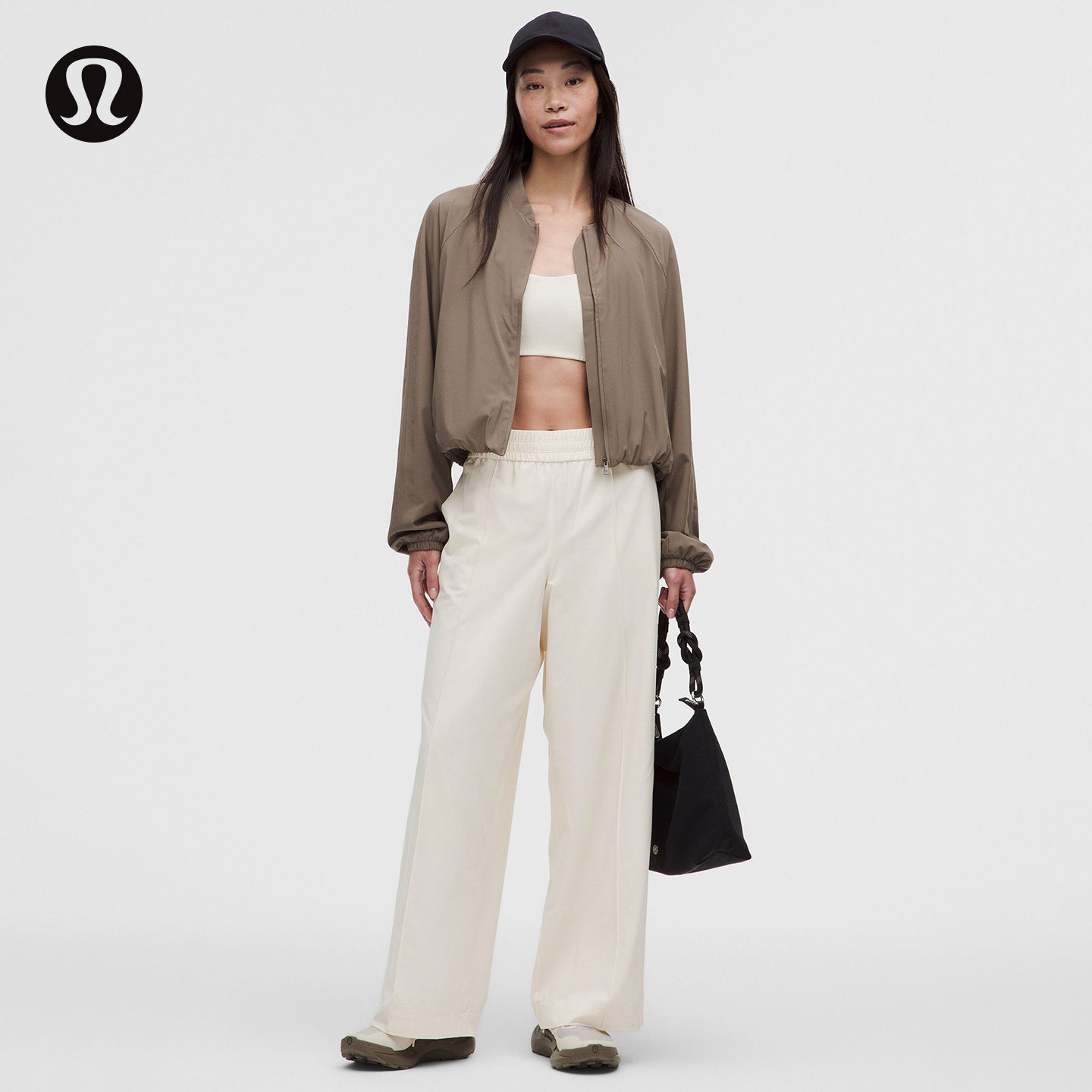 Breezily™女士中腰长裤 速干芯吸*亚洲版型丨lululemon丨LW5IYTA