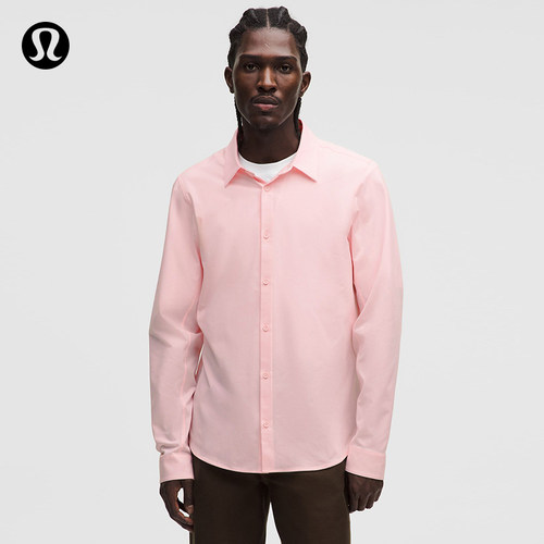 New Venture男士修身剪裁长袖衬衫 速干芯吸丨lululemon丨LM3FK0S