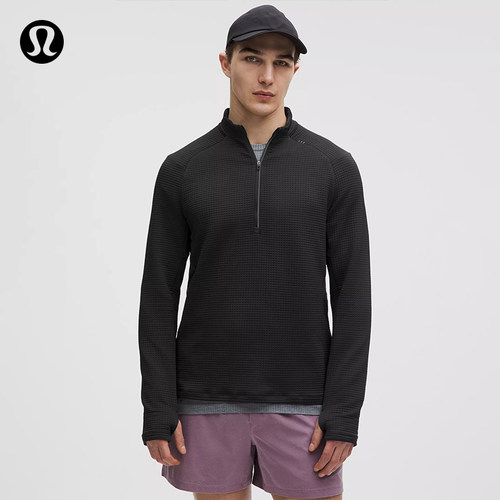 Waffle-Knit男士华夫格拉链运动衫 芯吸丨lululemon丨LM3EX7S