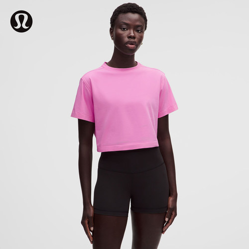 All Yours 女士棉混纺短款 T 恤丨lululemon丨LW3IP2S