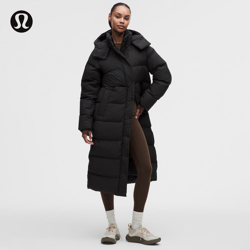 Wunder Puff™ 女士长款羽绒外套 防风拒水丨lululemon丨LW4CO9S