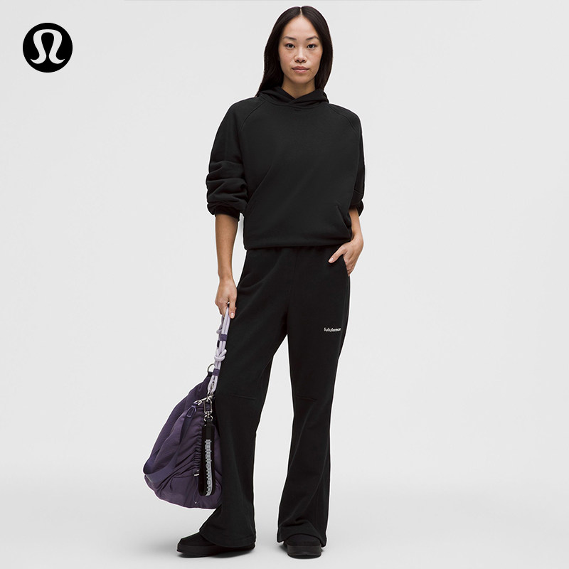 Loungeful 女士高腰喇叭裤*拉绒丨lululemon丨LW5IQ2A图片