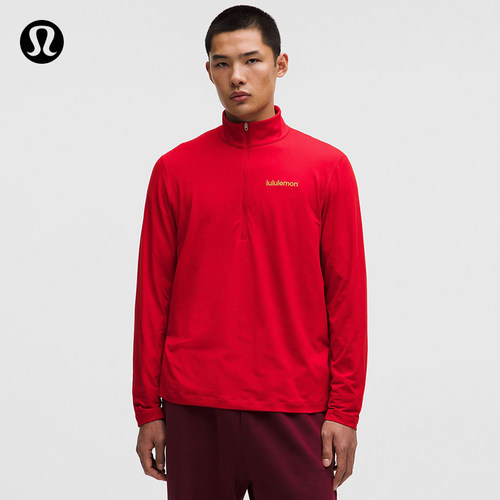 Soft Jersey男士半拉链针织衫*新年款 芯吸丨lululemon丨LM3GE2S
