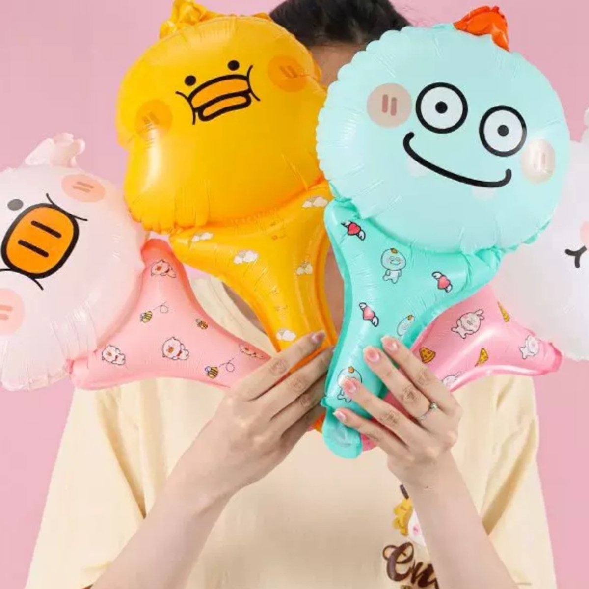 生日派对儿童手拿棒地推玩具