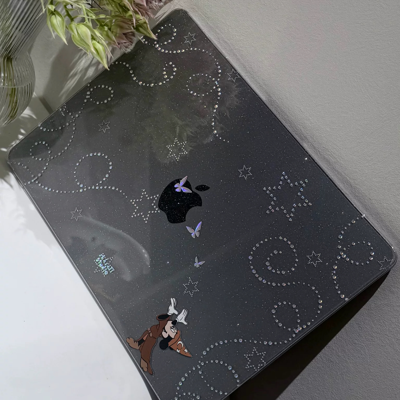 Shesell「米奇魔法」满天星镭射Macbook保护壳保护套13寸M4air防划防刮pro硬壳14寸少女迪士尼,3C数码配件,笔记本保护壳,淘宝优惠券,粉丝福利购,淘宝优惠卷