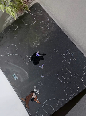 Shesell「米奇魔法」满天星镭射Macbook保护壳保护套13寸M4air防划防刮pro硬壳14寸少女迪士尼