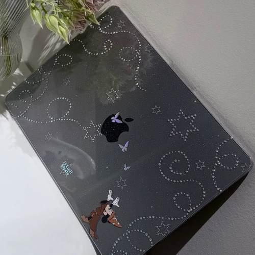 Shesell「米奇魔法」满天星镭射Macbook保护壳保护套13寸M4air防划防刮pro硬壳14寸少女迪士尼