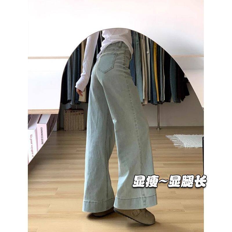 小个子145美式复古显瘦牛仔裤