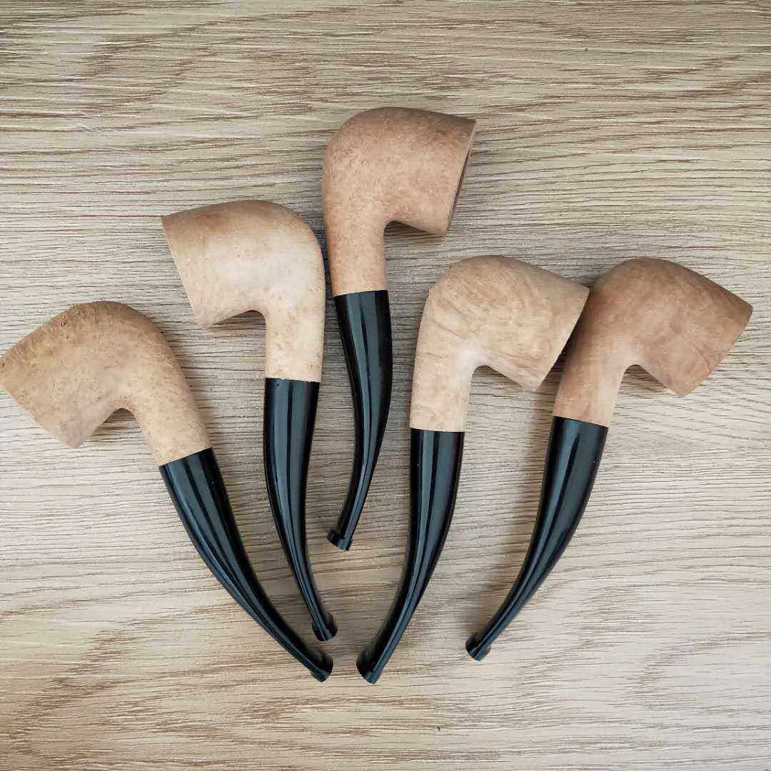 意大利进口石楠木半成品已开榫口烟道斗钵 配烟嘴可直接使用