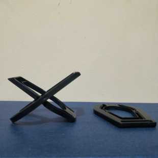 黑色塑料烟斗架可折叠 单座立式 烟斗便携架座大号 烟斗展示架