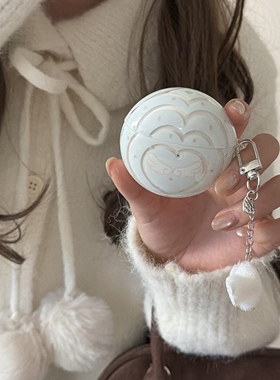 一家不会撞壳的店爱心翅膀耳机保护套适用华为freeclip2蓝牙耳机壳7i/5i/6i软壳IMD防摔se2se3三星3pro耳机套