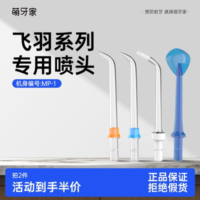 【适配飞羽/飞跃/莹澈冲牙器】m-teeth/萌牙家冲牙器原装替换喷头