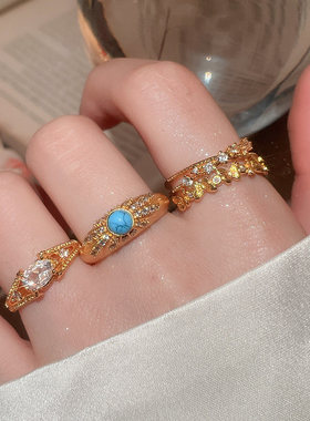 轻奢精致高级感蝴蝶时尚气质戒指