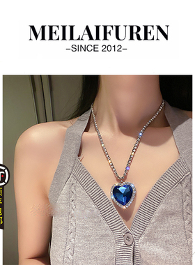 顺丰包邮轻奢小众宝石项链