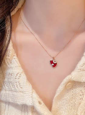 轻奢高级感滴油发财葫芦锁骨链