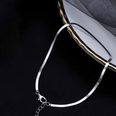 MEILAIFUREN 高端定制S925银饰品脚链女高级感小众设计新款 脚踝链