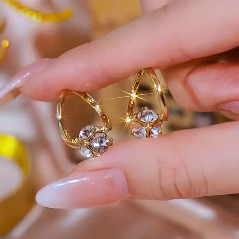 顺丰包邮小众设计简约耳扣耳坠女