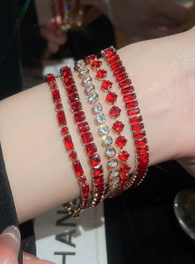 轻奢精致小众高级感几何形手链