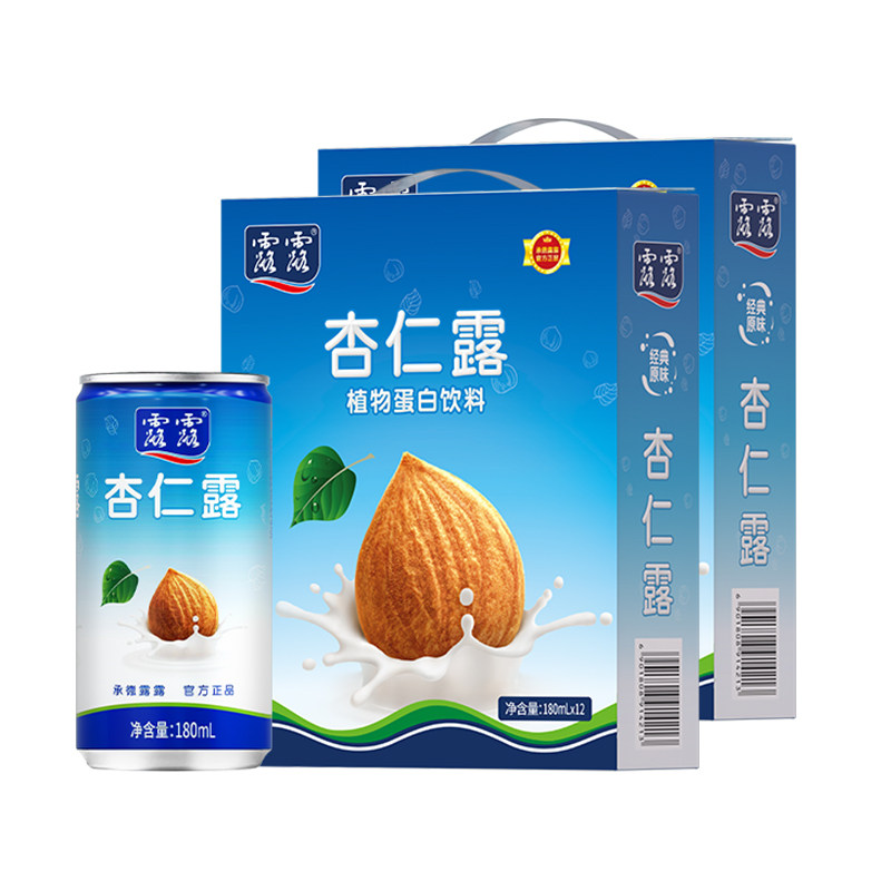 露露经典杏仁露整箱早餐奶图片
