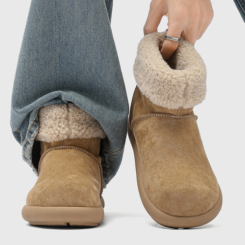 小土豆加绒加厚雪地靴休闲短靴