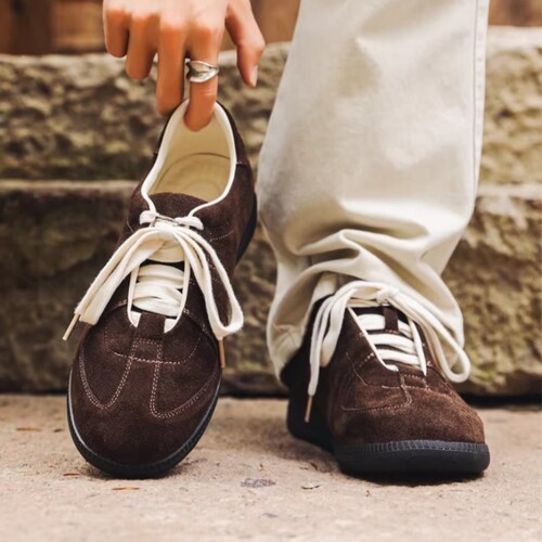 低帮德训鞋美式复古板鞋小众潮鞋