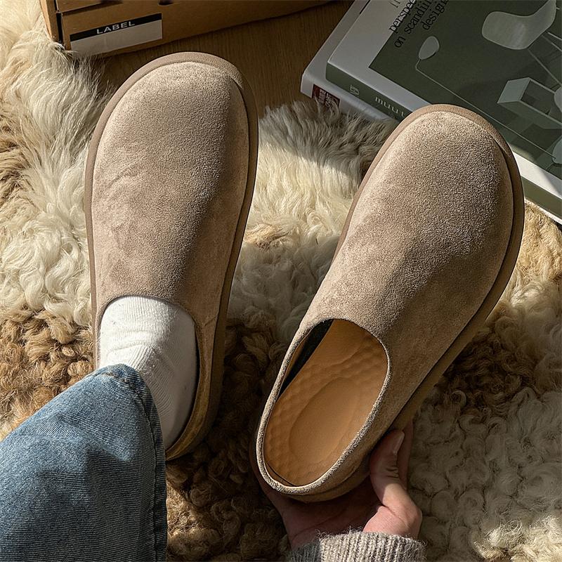 包头拖鞋外穿懒人一脚蹬勃肯鞋