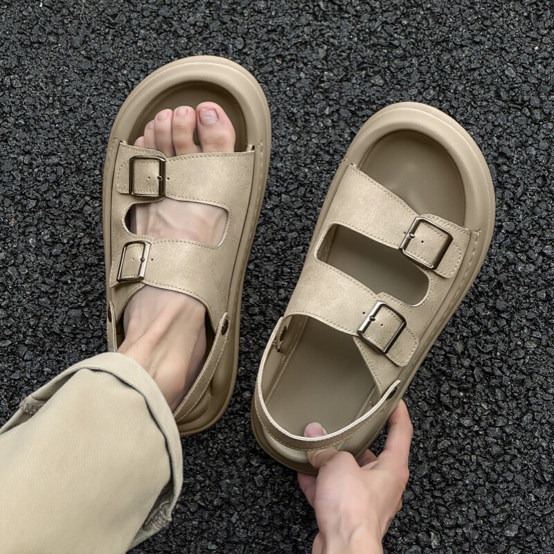 厚底户外休闲两穿拖鞋轻便沙滩鞋