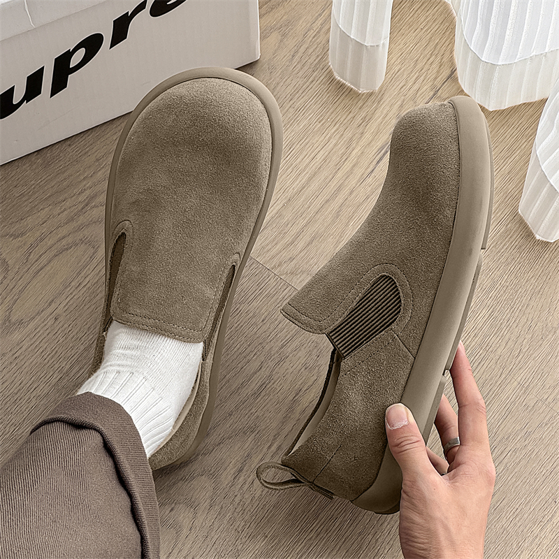 乐福鞋一脚蹬懒人休闲全包勃肯鞋