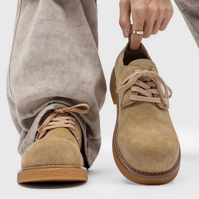 cleanfit大头鞋英伦风德比鞋皮鞋