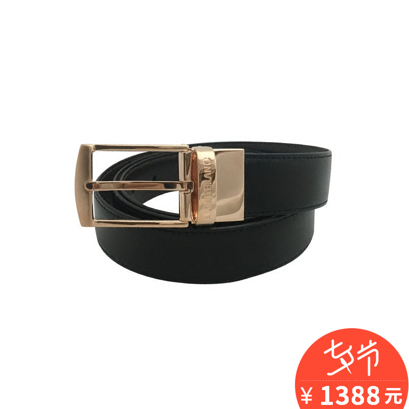 Íò±¦Áú Mont Blanc ÄÐ¿î ºÚÉ«Õë¿Û¾µäϵÁÐÕæÆ¤Æ¤´øÑü´ø 105122