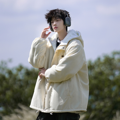 灯芯绒棉衣外套男款冬季新款