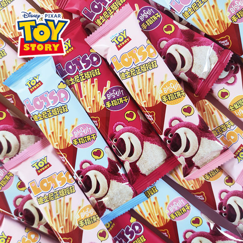 草莓熊手指饼干棒500g