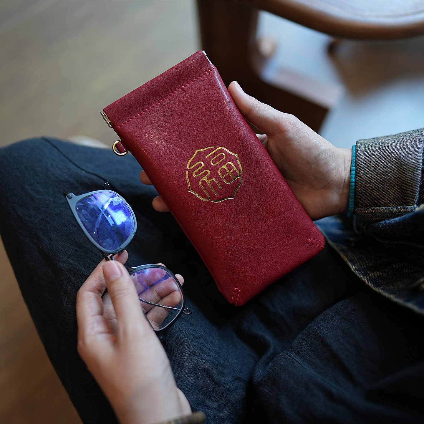 鹿小姐植糅牛皮复古文艺夹口福袋零钱包真皮耳机眼镜文玩收纳包,箱包皮具/热销女包/男包,钱包,淘宝优惠券,粉丝福利购,淘宝优惠卷