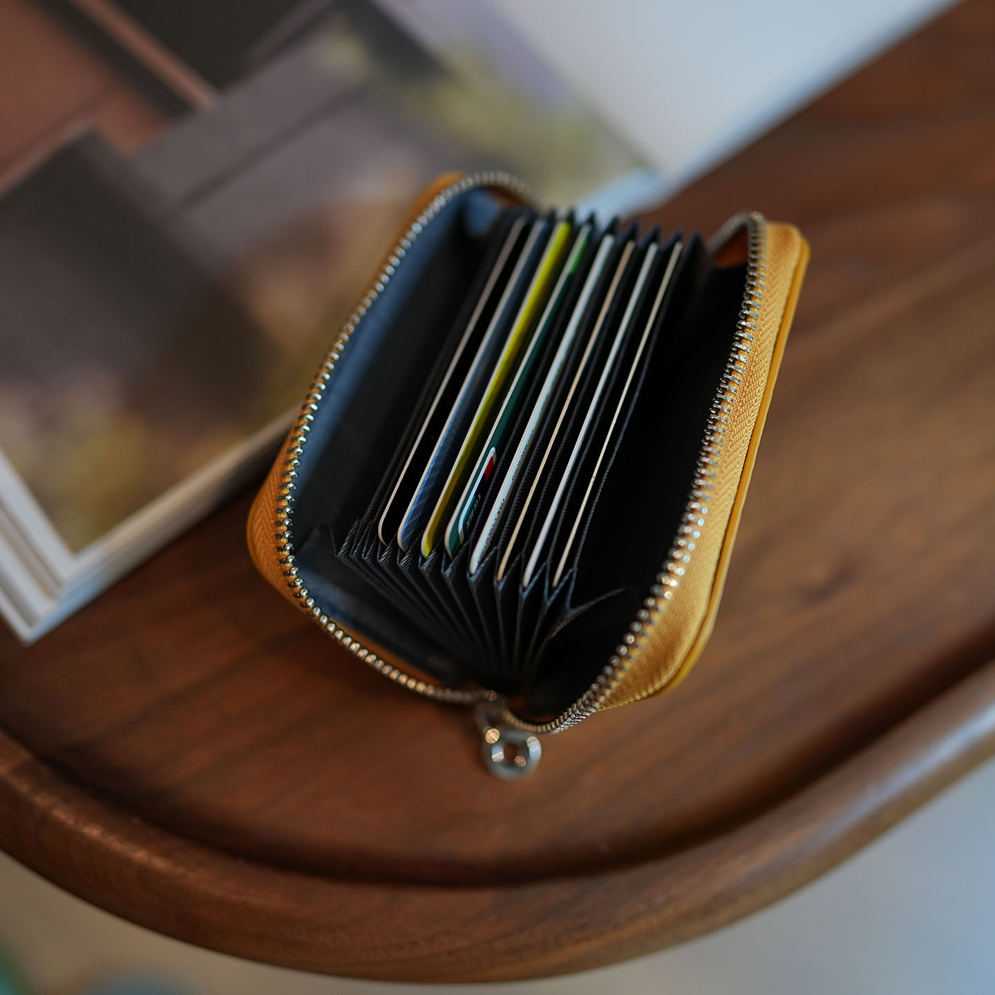 鹿小姐简约高级感头层牛皮卡包