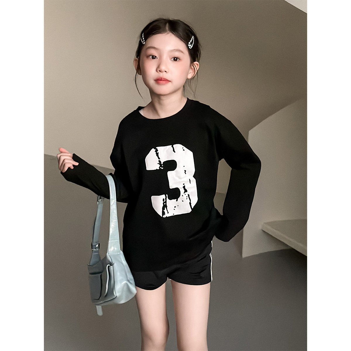 女童套装春秋装2026新款女宝宝长袖T恤短裤两件套儿童洋气休闲装,童装/婴儿装/亲子装,套装,淘宝优惠券,粉丝福利购,淘宝优惠卷