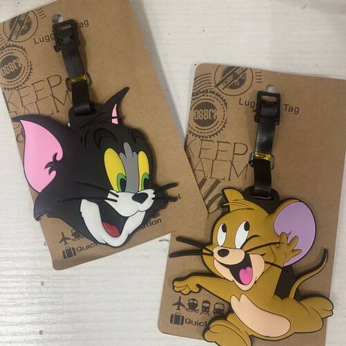 卡通猫和老鼠可爱防丢行李牌
