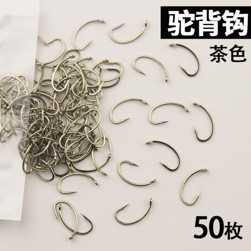 飞蝇钩驼背钩散装路亚弯背钩