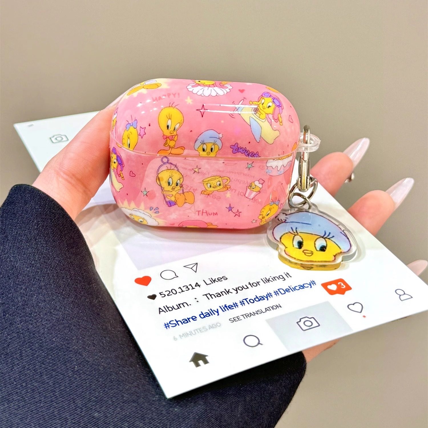 卡通可爱满屏油画崔弟挂件适用于AirPods3保护套AirPods第四代苹果airpods1/2代pro无线蓝牙耳机套保护壳防摔,3C数码配件,耳机保护套,淘宝优惠券,粉丝福利购,淘宝优惠卷