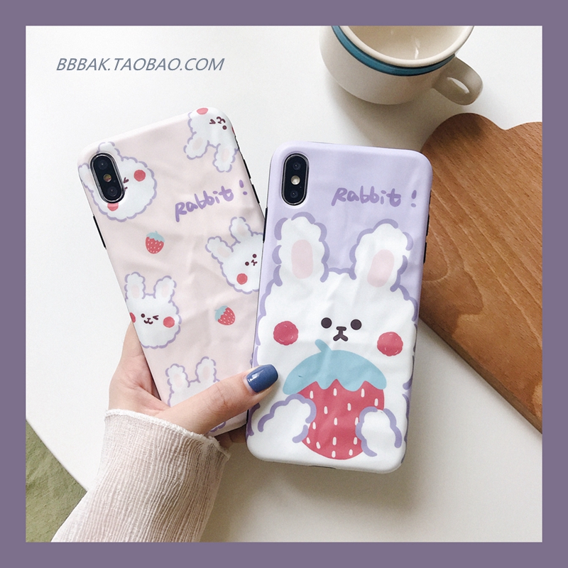 ²ÝÝ®ÍÃ×ÓiPhone11Pro/XS MaxÆ»¹ûxÊÖ»ú¿Ç8plus¿É°®XR/X/7p/6sÅ®Ì×
